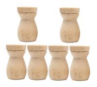 VALICLUD Ciondolo Diffusore Di Profumo in Legno 6 Pezzi, Diffusore Di Essenziali Per Auto Compatto, Decorazione Fai Da Te Per Donne e Ragazze