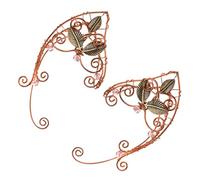 VALICLUD Clip Orecchio in Lega Fatine 2 Pezzi Accessori Costume Donna Ragazza Ear Cuff Decorazione Ear Clip senza Piercing