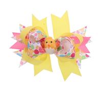 VALICLUD Clip per con arco di coniglio Accessori per cinesi accessori per pasquali per ragazze fermagli per pulcino di pasqua molletta plastica Giallo