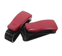 VALICLUD Clip Portaocchiali da Sole per Auto 2 Pezzi in Abs Resistente Supporto per Visiera Parasole, Porta Biglietti e Organizzatore per Viaggi e Guida Sicura