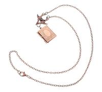 VALICLUD Collana Con Scatola Di Foto Di Rondini Lunga Collana Con Ciondolo Da Donna Gioielli D'epoca Per Le Donne Collana Da Uomo Collane Pirata Collana Di Legno Catena Collo Brown Lega