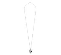 VALICLUD Collana Urna Ceneri Cane in Acciaio con Ciondolo Cuore Piume Gioiello Commemorativo Versatile e Resistente per Custodia Resti Pet