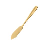 VALICLUD Coltello Formaggio in Acciaio Inossidabile Multiuso per Marmellate e Crema Affilata per Taglio e Spalmatura Design Dorato per Formaggi Morbidi e Duri