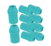 VALICLUD Connettori di Ricambio per Pompa a Coppettazione Manuale 10 Pezzi in Plastica Verde, Precisione e Facilità D'uso, per Terapia a Coppette a Casa
