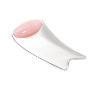 VALICLUD Contenitore Di Bellezza Di Raschiatura Portatile Uomini Scultura Leggero Pulizia Forma Cura Della Pelle Rulli Rivestito Tonificante Rottame Facciale Lega Di Zinco Argento