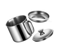 VALICLUD Contenitore Filtro Olio Cucina in Acciaio per Separazione Grasso e Zuppa e Resistente e Ristoranti