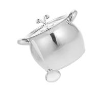 VALICLUD Contenitore per Olio da Cucina in Acciaio Resistente con Filtro Rete Fine e Cucchiaio Barattolo Grande per Conservare Grasso e Olio da Frittura con Doppia Maniglia Resistente al