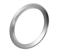 VALICLUD Coperchio Bidone Spazzatura Incassato in Acciaio Inossidabile Anello Contenitore Integrato per Cucina e Bagno Design Rotondo per Installazione Scomparsa su Piano di Lavoro