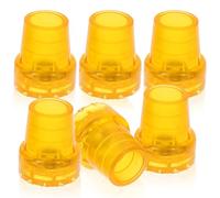 VALICLUD Coperture in Gomma Antiscivolo per Bastoni da Passeggio 6 Pezzi, Puntali Resistenti per Stampelle in Legno, Accessori Protettivi per Piedi di Canna, per Uso Quotidiano e Trekking
