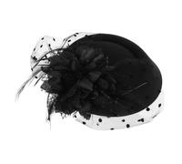 VALICLUD Copricapo Retrò Con Fiori e Piume Decorazione Per Testa Accessorio Per Carnevale e Cosplay Design e Chic Per Donna