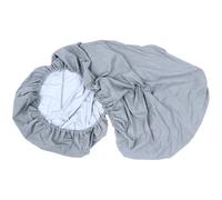 VALICLUD Copriletto Professionale per Lettino da Massaggio in Microfibra Grigio 60X185 CM Telo Antiolio Riutilizzabile Foro per Testa e Fascia Elastica per Estetista e Centro Benessere