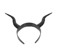VALICLUD Corna da Diavolo per Copricapo Cerchietto da Diavolo per Feste di Natale Accessori per Fotografia di Halloween Cerchietto per Capelli da Demone Copricapo Gotico in Plastica