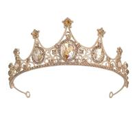 VALICLUD Coroa per Sposa Cerchietto per Accessorio Cerimonia e Resistente per Costumi Cosplay e Feste