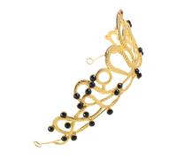 VALICLUD Corona Tiara Serpente Egiziano con Strass per Sposa Accessori Capelli Donna per Matrimonio Festa Compleanno e Halloween Copricapo Reale in Lega Resistente con Finitura Brillante