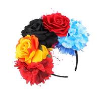 VALICLUD Coroncina per con Design Unico Cerchietto per Matrimoni Feste e Fotografia Accessorio Stile con Colori Misti per Sposa Damigelle e Ragazze Ghirlanda per Look Incantevole