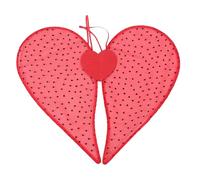 VALICLUD Costume da Cupido per San a Forma di Cuore Nero, Accessori per Costumi da Angelo Leggeri e Fotogenici per Feste, Cosplay e Carnevale, Comfort per Adulto, Decorazioni Romantiche