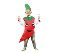 VALICLUD Costumi Ragazzo Costume Peperone Facile da Indossare Cosplay Halloween Scolastica e Flessibile