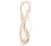VALICLUD Cotone Beige Filo di Stoppino Rotondo per Lampade a Olio e Bruciatori Fiamma Lunga e Stabile, Bassa Produzione di Cenere per Altari e Cerimonie