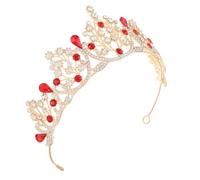 VALICLUD Crown Della Regina Principessa Fascia Per Tiara Da Donna Di Compleanno Fascia Di Strass Tiara Di Rinestone Corone Di Cristallo Per Le Donne Diadema Di Cristallo Lega