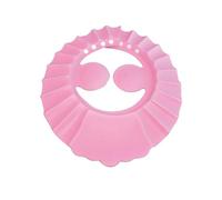 VALICLUD Cuffia Doccia Regolabile in Eva con Protezione Occhi e Orecchie, Comoda e Adatta per Bagnetto e Taglio Chioma, Rosa, Circonferenza 40-55cm