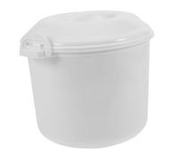 VALICLUD Cuociriso Microonde Portatile con Coperchio Multifunzione per Cottura di Riso Pasta e Verdure Facile da Usare e Pulire per Pasti Veloci in Famiglia