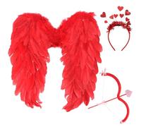 VALICLUD Cupido freccia e arco Set - Costume da Cupido San Halloween Cupido Puntelli Cosplay Party per uomini e donne.., #5