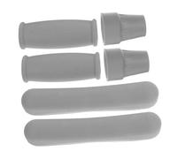 VALICLUD Cuscinetti di Ricambio per Stampelle Ascellari Punte in Gomma Antiscivolo per Bastoni da Passeggio Imbottiture Ergonomiche per Mani e Piedi