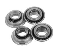 VALICLUD Cuscinetti Per Ruote Piccoli Per Sedia a Rotelle, Kit 4 Pezzi, Cuscinetti Sterzanti in Acciaio Per Forcella Anteriore e Supporto Ruota, Accessori Per Riparazione e Miglior Controllo Di Guida