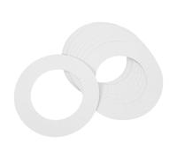 VALICLUD Cuscinetti Scaldacera Monouso in Carta Bianca 20 Pezzi Collari Protettivi Anti-Goccia per Macchina Depilatoria Tappetini Assorbenti per Ceretta Professionale