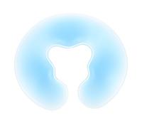 VALICLUD Cuscino Massaggiante in Silicone a Faccia in Giù Per Viso, Collo e Poggiatesta, Forma a U, Antidecubito Per Saloni, Spa, Viaggi e Relax