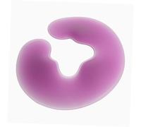 VALICLUD Cuscino Massaggiante Viso e Collo in Silicone, Cuscino Ergonomico a Forma Di u Per Spa, Ufficio e Viaggi, Colore Viola, Adatto Per Chiropratici e Saloni Di Bellezza