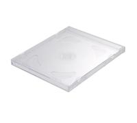 VALICLUD Custodia Per Cd Doppia Trasparente Rigida Porta Cd/dvd, Confezione Da 10 Pezzi, Dimensioni Compatte Per Trasporto e Archiviazione Video Multimediale Domestica