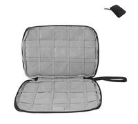 VALICLUD Custodia Porta Cinturini Orologi da Viaggio Nera Scomparti Organizer Compatta per Bande di Diversi Materiali e Dimensioni Elegante e Portatile