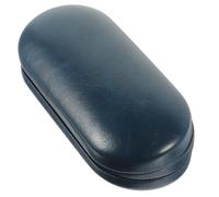 VALICLUD Custodia Porta Occhiali da Viaggio Doppio Uso in Pu Blu Design a Due Lati, e Antiscivolo per Storage Occhiali e Accessori, per Casa e Viaggio