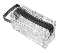 VALICLUD Custodia Portatile Trucco Borsa Chiaro Borse Da Toilette Pochette Trucchi Caso Cosmetico Black Pvc