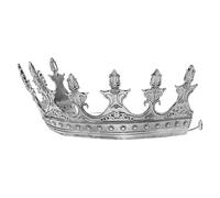 VALICLUD Diadema D'epoca Di Corvo Unisex Corone Nuziali Per Il Matrimonio Copricapo Di Medusa Di Compleanno Del Re Di Carta Ispanica Corone Da Uomo Argento Metallo