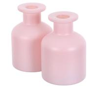 VALICLUD Diffusore di Fragranze la Casa 2 Pezzi, Flacone Diffusore in Vetro Cilindrico 150 Ml Opaco, Bottiglia Vuota per Aromaterapia Ricaricabile, Decorazione per Soggiorno, Ufficio