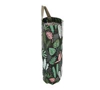 VALICLUD Dispenser Per Sacchetti Di Plastica in Cotone e Lino Organizer Da Appendere Per Sacchetti Della Spazzatura in Cucina Motivo Floreale