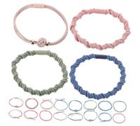 VALICLUD Elastici per Chioma Donna Resistenti e Non Si Rompono in Nylon 20 Pezzi Alta Elasticità Possono essere Usati come Braccialetti per Uso Quotidiano e Serate