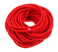 VALICLUD Elastici per Chioma Leggeri e Resistenti in Nylon e Gomma 100 Pezzi Rossi Accessori Creativi per Acconciature Quotidiane e Feste per Madre e Figlia