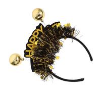 VALICLUD Fascia D'oro Copricapo Tiara Bomboniere Di Capodanno Vigilia Gruppo Musicale Riccio Fascia Per Festa Di Natale Fata Cerchio Per Glitterato Panno in Feltro