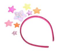 VALICLUD fascia pentagramma fasce per addio nubilato gruppo musicale bobby fasce per donna fascia per donne Pelle Base in plastica Paillettes Pelle trasparente