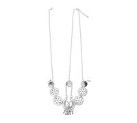 VALICLUD Fascia Per a Catena Sulla Fronte Annata Catena Di Testa Vintage Gioielli a Catena Per Le Donne Gruppo Musicale Fasce Spesse Per Le Donne Mer Copricapo D'oro Lega Silver