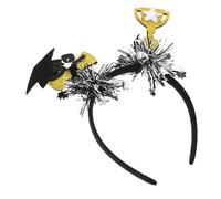 VALICLUD Fascia per Capelli Cappello da Laurea Stella Decorativa per Feste di Laurea Fascia per Capelli alla Moda e Confortevole per Tutte le Acconciature