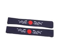 VALICLUD Fascia Per Chioma Bushido in Cotone 2 Pezzi Per Allenamento Karate e Corsa Assorbimento Sudore e Design Hachimaki Originale