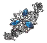 VALICLUD Fermaglio Ovale Per Capelli Strass Fermaglio Retrò in Lega Per Chignon Da Donna Vistoso Per Feste e Matrimoni