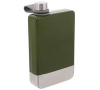 VALICLUD Fiaschetta in Acciaio Inossidabile Antiperdita Contenitore Portatile per Acqua Vino e Whisky Design Compatto e Robusto per Campeggio e Uso Quotidiano