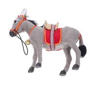 VALICLUD Figura Animale di Somaro in Plastica Miniatura Realistica Giocattolo Educativo Interattivo per Decorazione Robusta per Casa e Scuola Figura Didattica per Museo e Colore Casuale