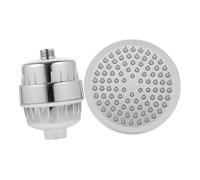 VALICLUD Filtro Doccia Anticalcare con Rotazione Soffione Filtro Multilivello per Dura Resistente con Finitura Elettroplaccata per Sostituzione Soffione