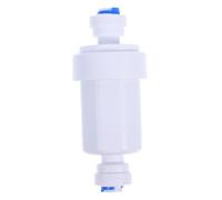 VALICLUD Filtro Per Sedimenti in Linea: Prefiltro Riutilizzabile in Acciaio Inossidabile Da 1/4" Con Attacco Rapido Per La Purificazione Dell'acqua Domestica. Rimuove Sabbia E
